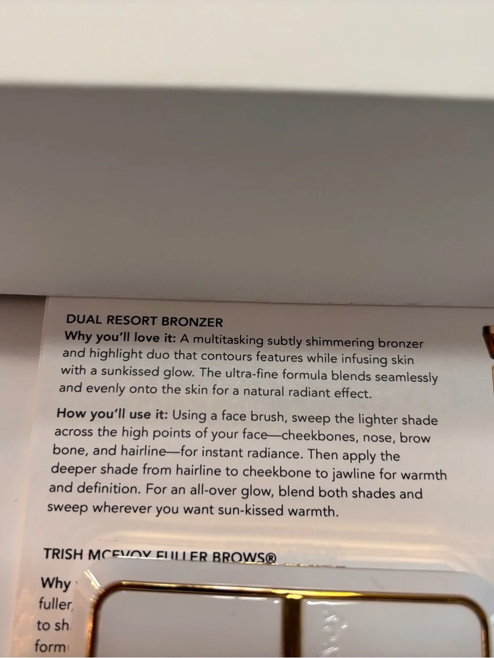 Trish McEvoy dual bronzer
